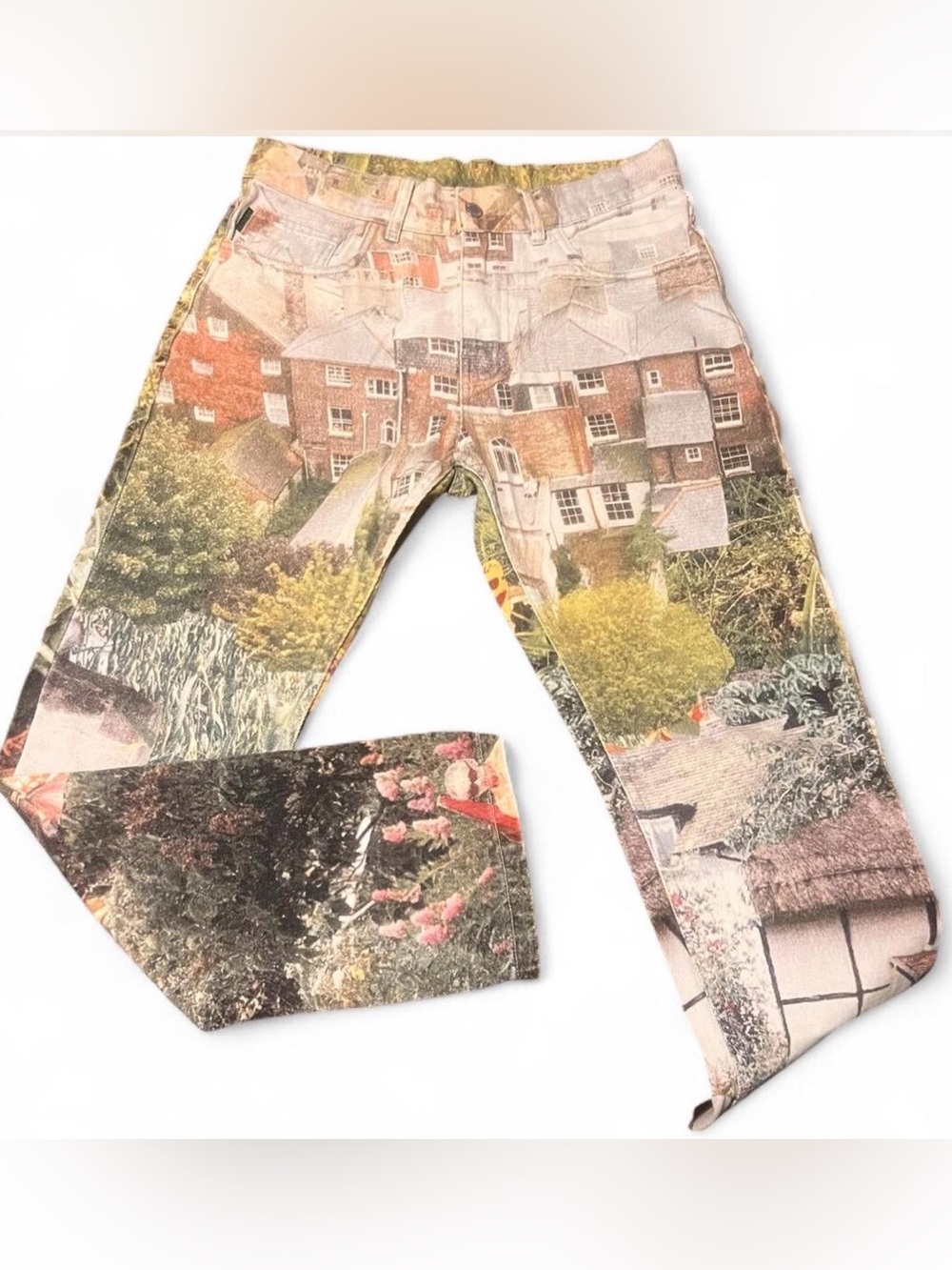 Psychic Tv x Pleasures Garden 5 pocket multicolor denim 30"